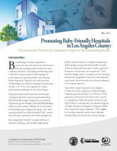 Promoting Baby-Friendly Hospitals in Los Angeles County