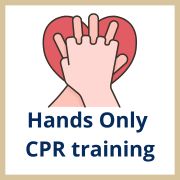 Hands doing CPR