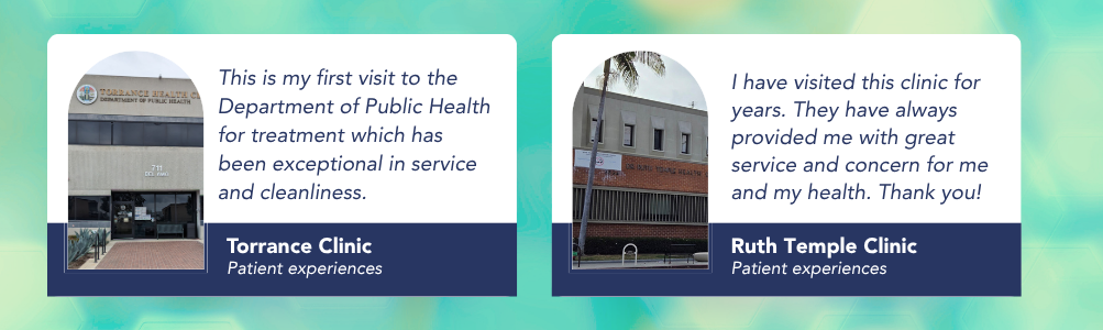 Torrance & Ruth Temple Clinic Patient Experiences