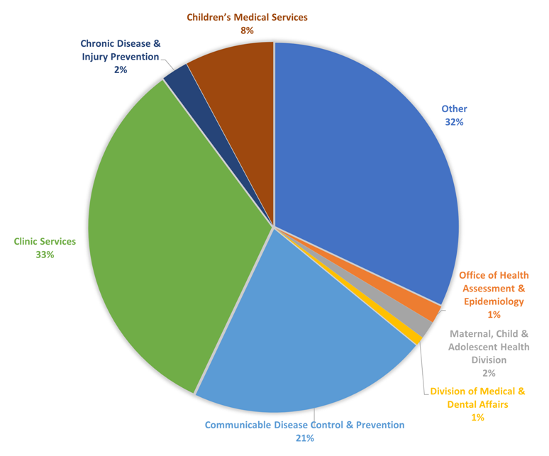 DPH Physicians by Program/Division