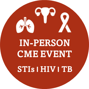 In-person CME event STIs, HIV, TB