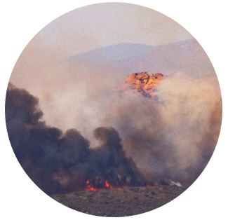 Fire and dust