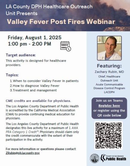 Flyer for webinar