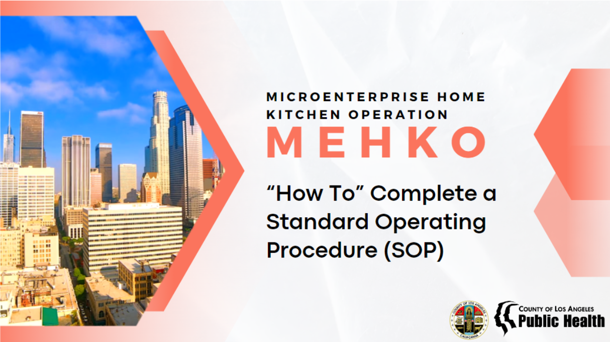 “How-to” Complete a Standard Operating Procedures (SOP) -VIDEO