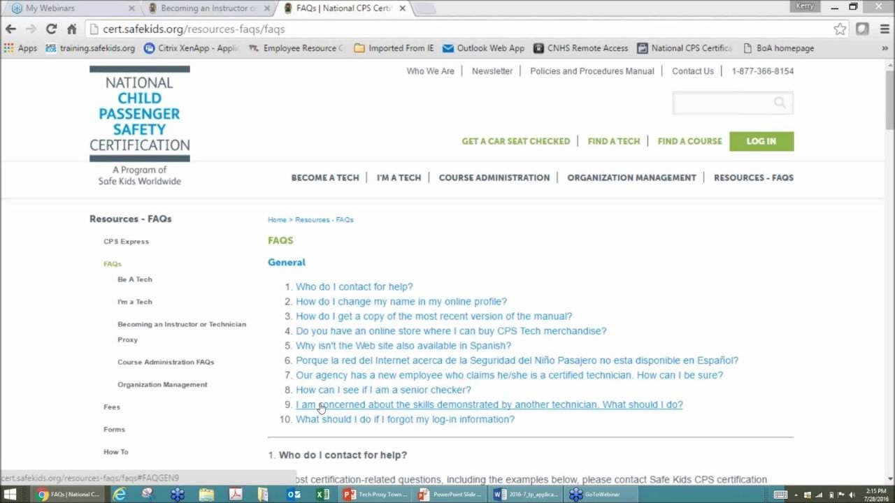 Technician Proxy Town Hall Webinar